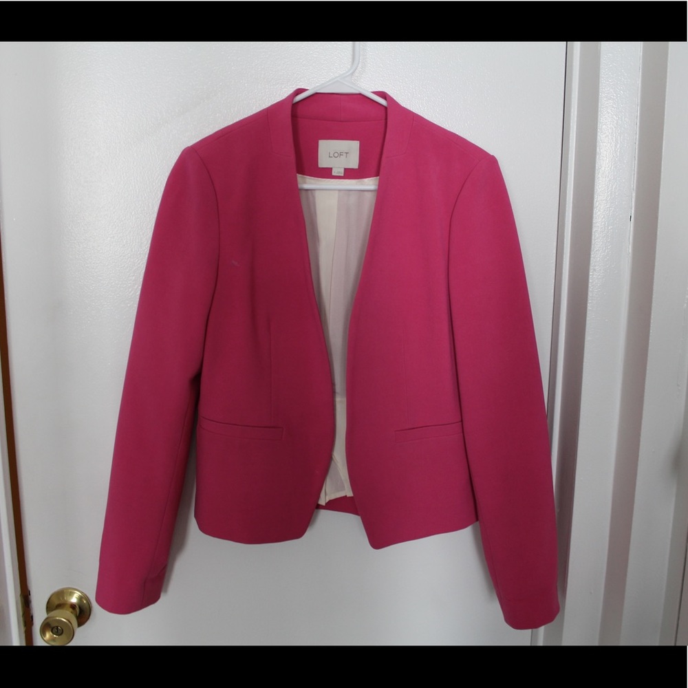 Loft Magenta Blazer